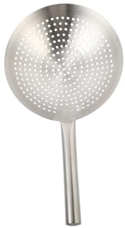 Hoement Cuchara Filtrante Multifuncional De Acero Inoxidable Malla Fina Colador Para y Caldo Utensilio De Cocina Portátil y