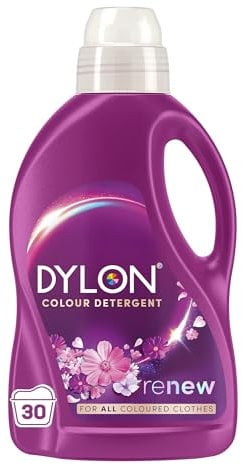 Dylon Blossom Colour Detergent (30 Wash Loads), Liquid Laundry Detergent for all Coloured Clothes, renewing in every wash with optimal results in 10 washes