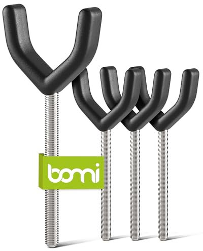 BOMI Treppenschutzgitter Spindel aus Metall | 4er Set Schwarz | Y-Adapter für Treppengeländer | Zubehör für Tierschutzgitter Treppenschutz | Einfache Befestigung für Katzengitter & Hundegitter Wohnung