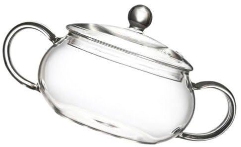 CRILSTYLEO Olla De Cocina Transparente 1400ml Olla De Vidrio Para Fideos Y Guisos