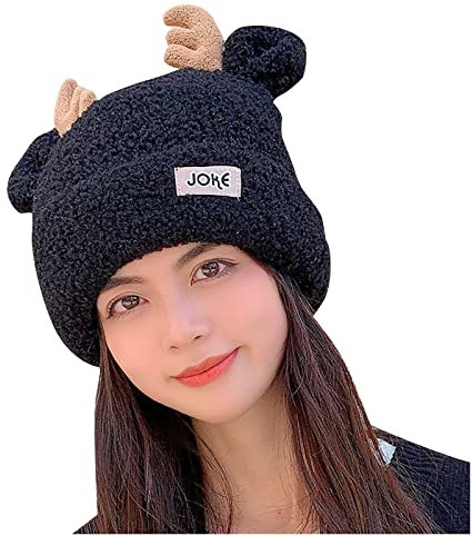 Chapeau Noel Chapeau Pere Noel Peluche Bonnet Ski Noël Flocon Bonnet De Noel Adulte Serre Tete Noel Adulte Hiver Rigolo Chapeau Déguisement Noel Vente Flash du Jour Et Soldes Negro Taille Unique
