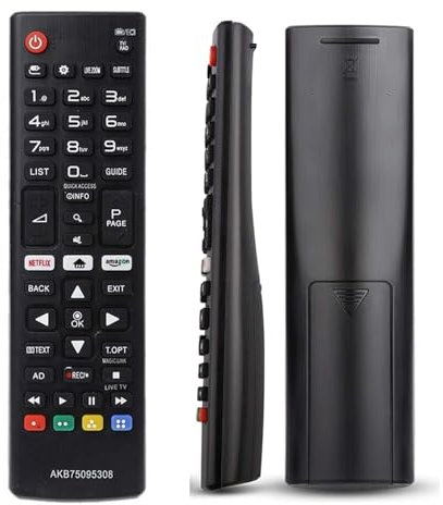 Universal Remote for LG TV Remote Control with Netflix, Prime Video Button, AKB75095308 Universal LG Remote Controls for Smart TV LCD LED UHD QLED Uhd