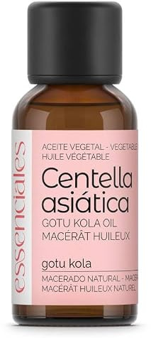 Centella Asiatica Öl Natürlich Gotu Kola Für Hautregeneration Straffung Und Feuchtigkeit Natürliches Pflanzenöl Gegen Narben Und Dehnungsstreifen Für Gesicht Körper Und Kopfhaut 30 ml - ESSENCIALES