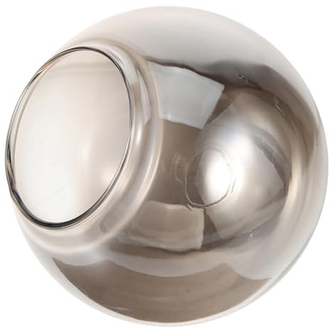 INOOMP Abat-jour Globe Verre Fumé pour Suspension Remplacement pour Lustres et Plafonniers Facile à Installer Adapté à Divers Luminaires