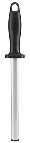 Baxnore Acier à aiguiser professionnel, haute dureté, aiguisoir de couteaux rapide avec poignée ergonomique antidérapante pour cuisine, usage domestique et commercial, 8 pouces, ar