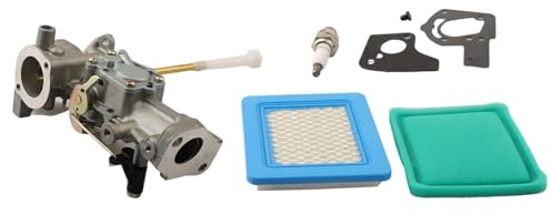 Carburateur en métal pour motoculteur 5HP 5.5HP Compatible avec modèles 135232 133212 133202 133202 135202 112202 112232 avec joint filtre à air et préfiltre
