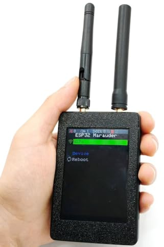 ESP32 Mar-x-Auder Entwicklungsplatine mit 2,8 Zoll resistiver Touchscreen, 500 mAh wiederaufladbarem Akku und Dual-Antennen (20dBi GPS + 8dBi 2,4 GHz)