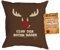 Club der roten Nasen Club der roten Nasen Geschenk Weihnachten Kissen mit Füllung - Geschenk Weihnachten Nikolaus Advent Geschenkidee