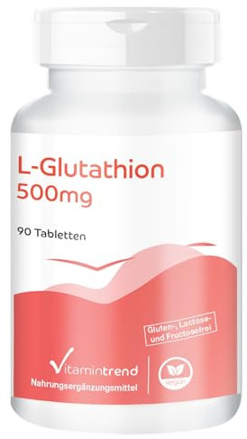 L-Glutathion 500mg - Réduit - 90 comprimés - Végan | Vitamintrend®