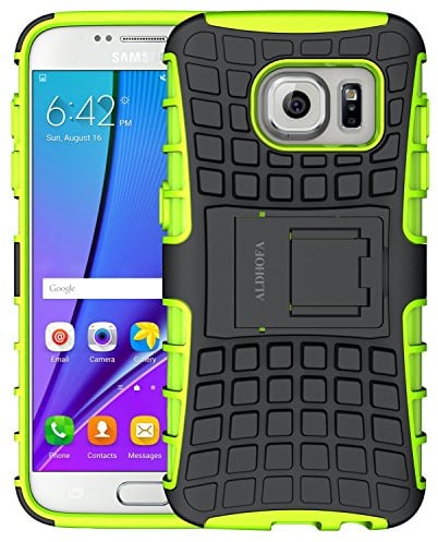ALDHOFA Samsung S7 Hülle Handyhülle Schutzhülle: Silikon für Samsung S7 - Grün