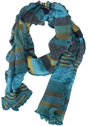 Invero, Merino Schal Manu, 100% Wolle (Petrol)