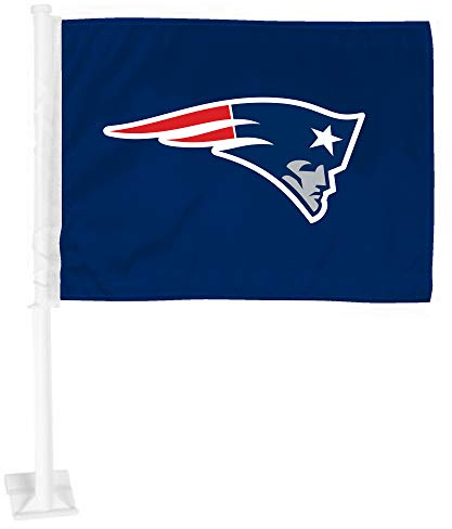 FANMATS Unisex-Erwachsene NFL Autoflagge Nylon Autofahne, blau, Einheitsgröße