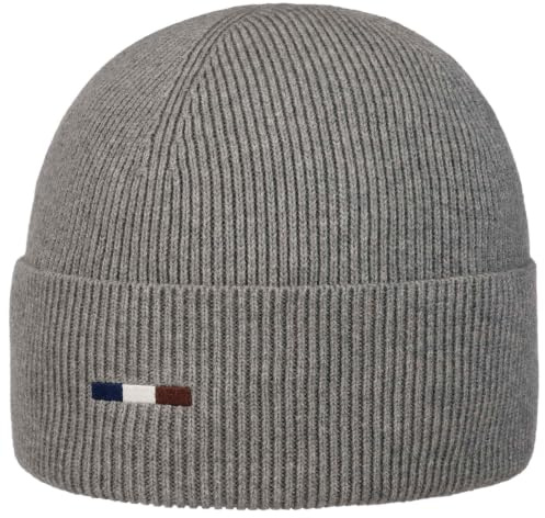 bugatti Beanie | Gestickte Flagge | OneSize | Unifarben | Mit Wollanteil