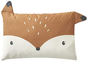 VERTBAUDET Baby Kissenbezug „Baby Fox“ hellbraun 40X60