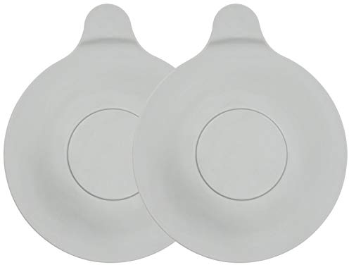 Tapón Universal de TPR para el desagüe de la bañera, 2 Pack, la Ducha y el Fregadero de la Cocina, Tapón de Drenaje Desmontable, 13 cm de diámetro, para Agujeros de desagüe de hasta 90 mm