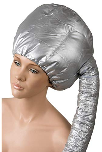 PONIK'S PROFESSIONAL - Friseur Thermohaube Trockenhaube – Haartrockenhaube Fönhaube – Silber