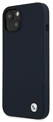 BMW BMHCP13SSILNA Schutzhülle für iPhone 13 Mini 5,4 Zoll Navy Silikon Signature