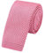 WANYING Homme 5.7cm 2.25 Étroite Tricotés Cravate Narrow Tie Cravate Fine en Tricot Style Rétro Vintage Décontracté Bureau Basique - Uni Vieux Rose