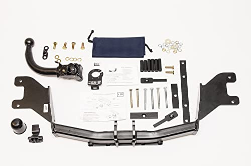 AUTO-HAK Gancio di traino completo estraibile orizzontale compatibile con Alfa Romeo 159 Sportwagon SW 03.2006-12.2011 + universale kit elettrico 7 poli