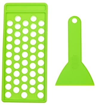 Lip Balm Making Kit 50 Holes Lip Balm Filling Tray and Spatula Portable 5g Lipstick Holder Containers for Storage and Diy Projects