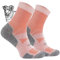 TODO BP Kurz Wandersocken Sommer Herren und Damen - Wolle Trekking Socken Atmungsaktiv, Anti Blasen, Belüftung (Kurz Coral, 39-42)