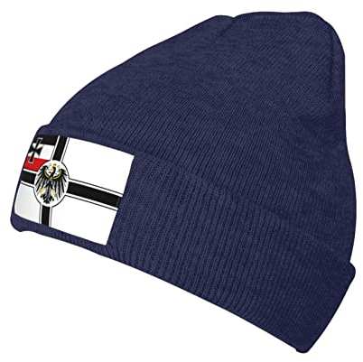 501 Preußen-Kriegsflagge Herren Damen Wintermütze Klassische Strickmütze Bequeme Slouchy Beanie Mütze Für Outdoor Mädchen Angeln