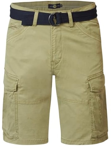 Petrol Industries - Cargo-Shorts mit Gürtel Gulf Shores Braun XL