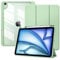 TiMOVO Case for iPad Air 11 Inch (M3/M2-2025/2024) with Pencil Holder, iPad Air 5th/4th Generation Case (2022/2020) 10.9 Inch, Slim Protective Cover with Clear Back, Auto Wake/Sleep, Green