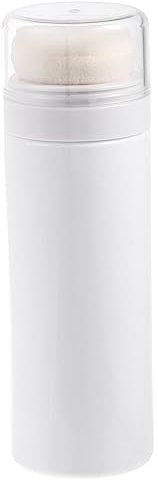 WOONEKY 1Pc Travel Powder Puff Container Talcum Powder Puff Bottle Loose Powder Storage Bottle for Compact Travel Cosmetic Bottle with Cap