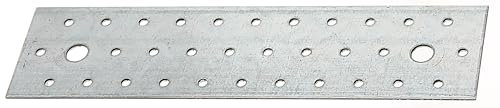 Alberts 820411 Lochplatte | sendzimirverzinkt | 240 x 60 x 2 mm | 25er Set