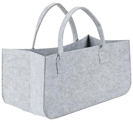 axentia Filztasche, grau, ca. 50 x 26 x 25 cm