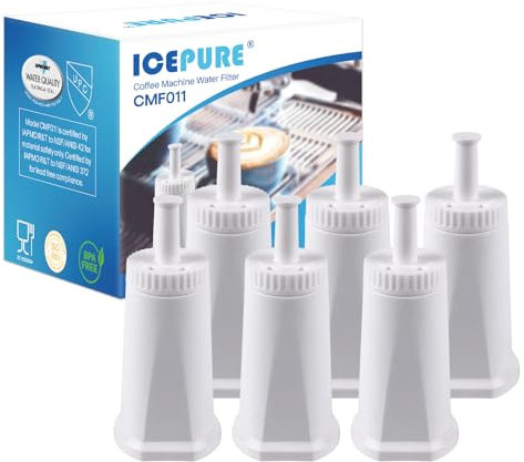 ICEPURE Wasserfilter Kaffeevollautomat für Sage Barista SES008 SES810 SES880 SES920 SES980 SES990 Kaffeevollautomaten,NSF-zertifizierter,6 stück