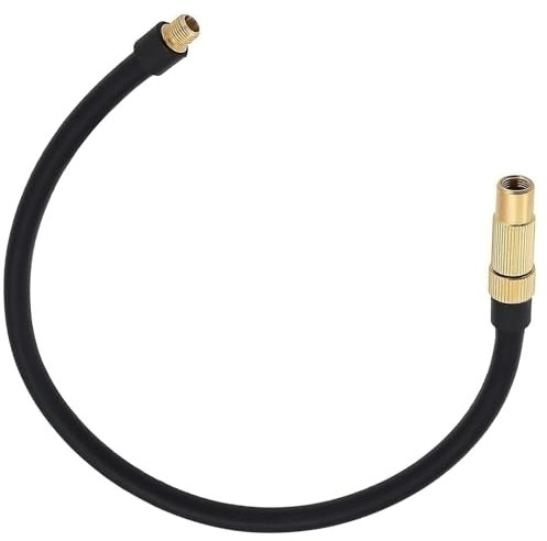 Raheem Ventilverlängerung Autoventil 40cm Universelle Valve Stem Extension Hose Flexible Gummi Reifen Ventil Verlängerung Adapter für Xiaomi Luftpumpe Drehventil für Motorrad Automobil Fahrrad