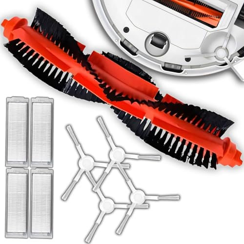 Retoo Bürsten Filter Reinigungsroboter Zubehör Saugroboter Ersatzteile für Xiaomi Mi Robot Viomi V2 V3 SE Reinigungs Werkzeug HEPA Filter Hauptbürste Seitenbesen Bürsten Reinigung Werkzeug Kit