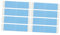 FOMIYES 8pcs Lace Wig Tape Strips Double Sided Adhesive for Hair Extensions Long Wigs Toupees Hair
