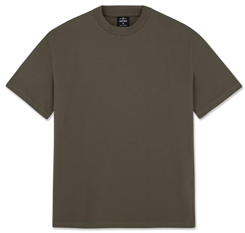 Johnny Urban Oversized Tshirt Herren & Damen - Sammy - Heavy Basic Kurzarm T-Shirt Oversize - Enganliegender Kragen - Unisex - 100% Baumwolle - Einfarbig
