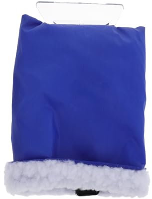 Alipis Schneeschieber Auto Eiskratzer Mit Handschuh Schneeräumset Für Autofenster Frostentferner Winterautozubehör Leicht Und Tragbar