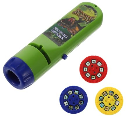 ORFOFE Lampe De Poche à Projection De Dinosaures Jouet Interactif Garçon Et Filles Taille Moyenne Lumineux Divertissement Éducatif Chambre Garçon Et Filles