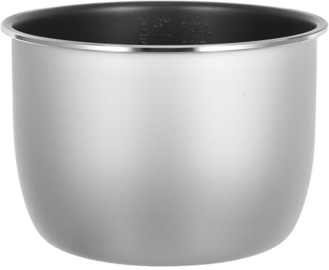 DEARMAMY Olla Arrocera Electrica de Repuesto, Revestimiento Interior de Aleación de Aluminio 6l, Fácil de Limpiar, Compatible para Cocina Doméstica
