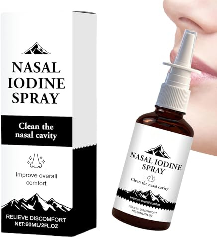 Nasen Reinigungsspray 60ml Feuchtigkeitsspray für die Befeuchtung der Nase | Pflegendes Nasenspray Für Unterwegs, Reisen, Büro & Alltag