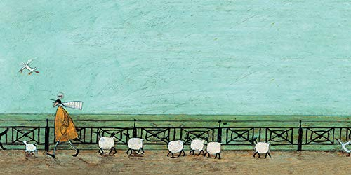 Sam Toft 'moses Follows That Picnic Basket' Kunstdruck auf Leinwand, 30 x 60 cm