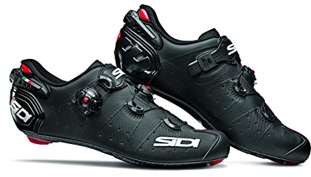 SIDI Schuhe Wire 2 Matt Carbon, Fahrradschuhe für Herren, Schwarz matt, 39
