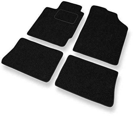 Mossa - Fußmatten Auto kompatibel mit Renault Clio II (1998-2012) - schwarz Automatten Autoteppiche 1