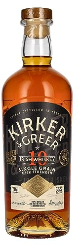 Kirker & Greer 10 Year Old, Cask Strength Irish Whiskey, Grain-Rye-Corn, 56% (1 x 0.7 l), 84