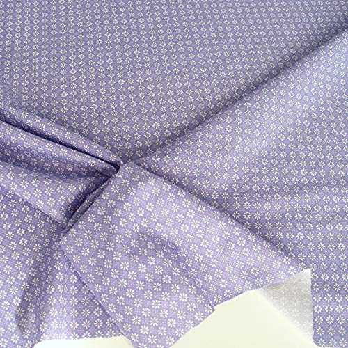 TOLKO 50cm Baumwollstoff Meterware weiche kochfeste Baumwoll-Popeline Kleid Bluse Kostüm | Gardinenstoff Vorhangstoff Bezugsstoff Dekostoff Baumwolle Baumwollstoffe zum Nähen Dekorieren (Sternchen)