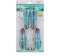 MAGT Tournevis magnétique Triangle, 4pcs Tournevis Triangle Set Precision avec Outils de réparation d'outils multifonctionnels magnétiques