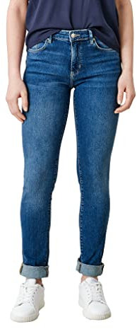 s.Oliver Damen 2064331 Strickjacke, 55Z2 blau, 38/32