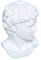 Atmosphera - Skulptur David - Kunstharz - weiß H. 26 cm - Weiß