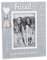 Home Inspirations Shabby Chic Cool Grey and White Heart and Tassel Frame 4 x 6 - Friends