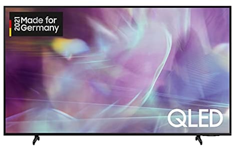 Samsung QLED 4K Q60A TV 65 Zoll (GQ65Q60AAUXZG), Quantum HDR, Quantum Prozessor Lite 4K, 100% Farbvolumen [2021]